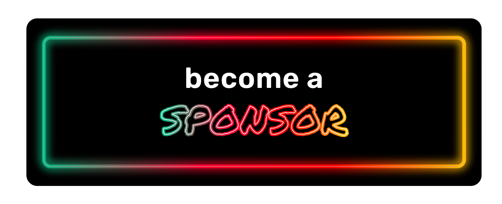 Image of a ticket icon and words saying Become a Sponsor.
