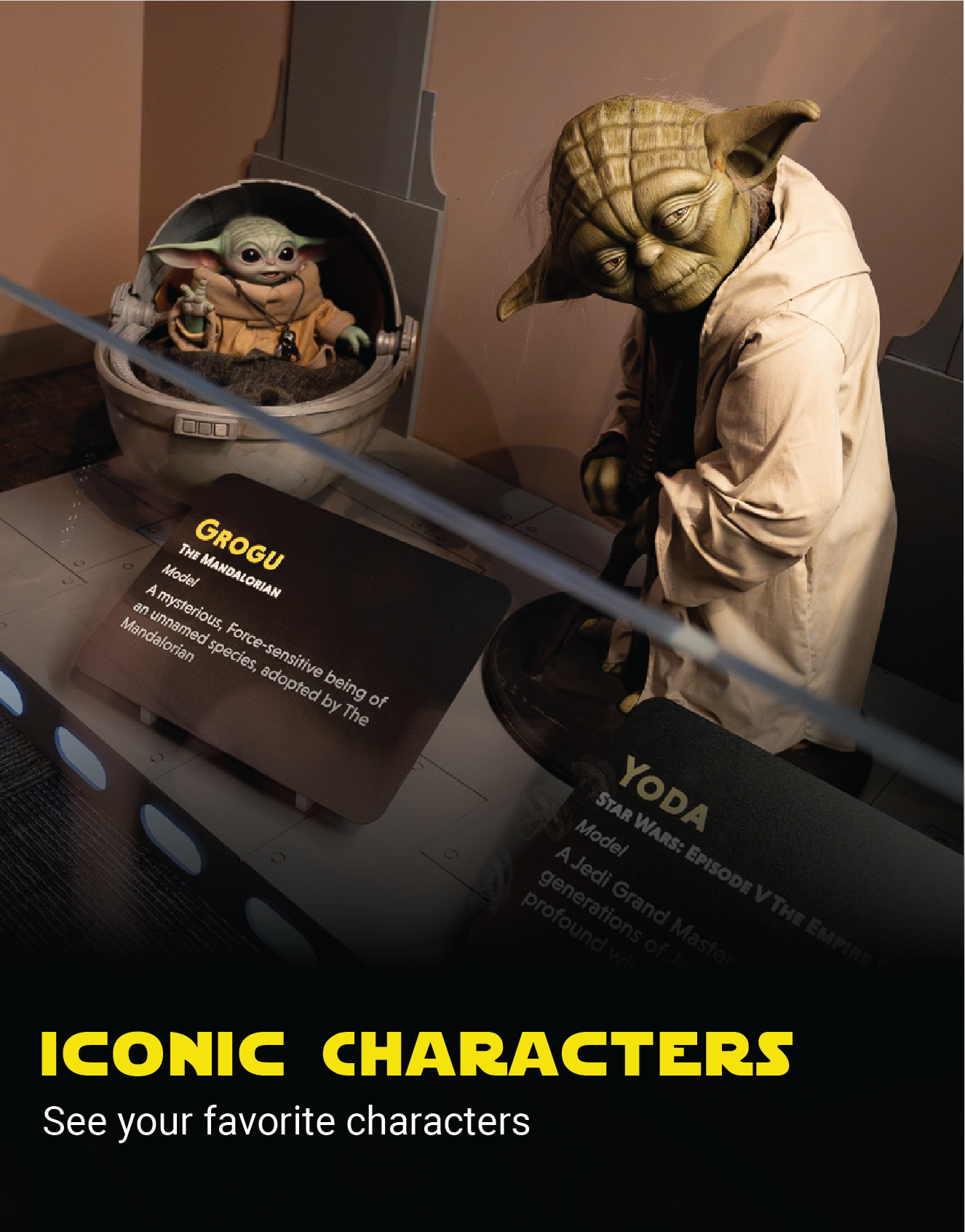 See your favorite iconic characters.