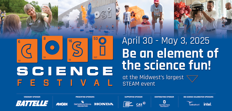 Click here to learn more about the COSI Science Festival