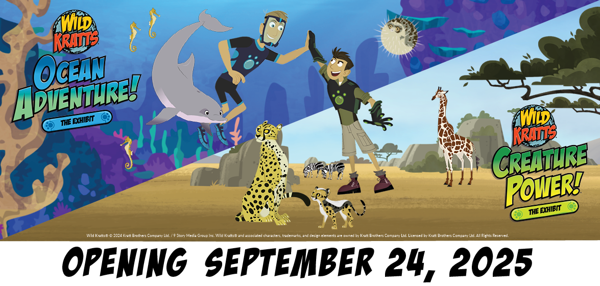 Image of Wild Kratts, opening at COSI on September 24, 2025