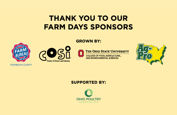 THANK YOU FARM DAYS SPONSORS!