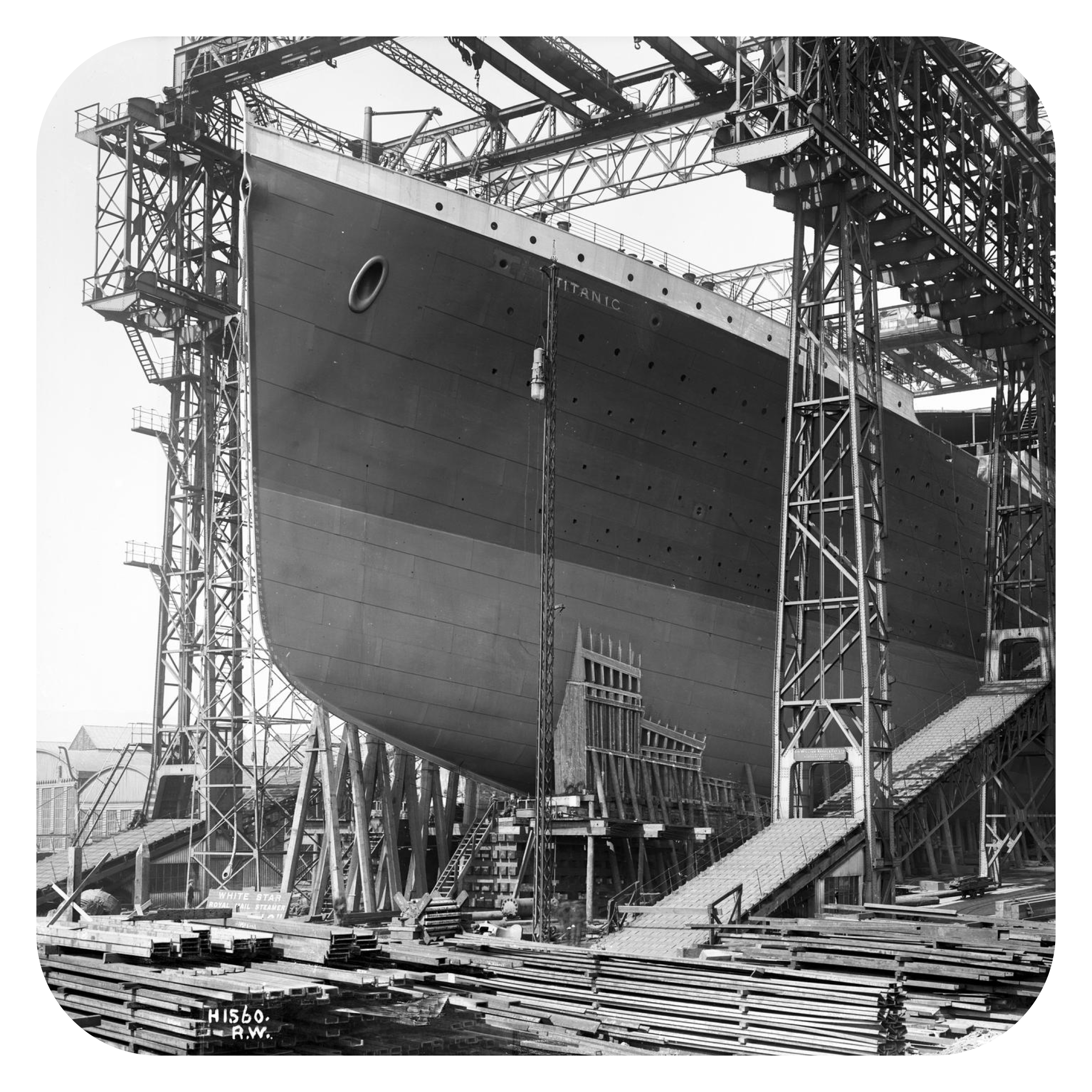 Titanic construction complete.