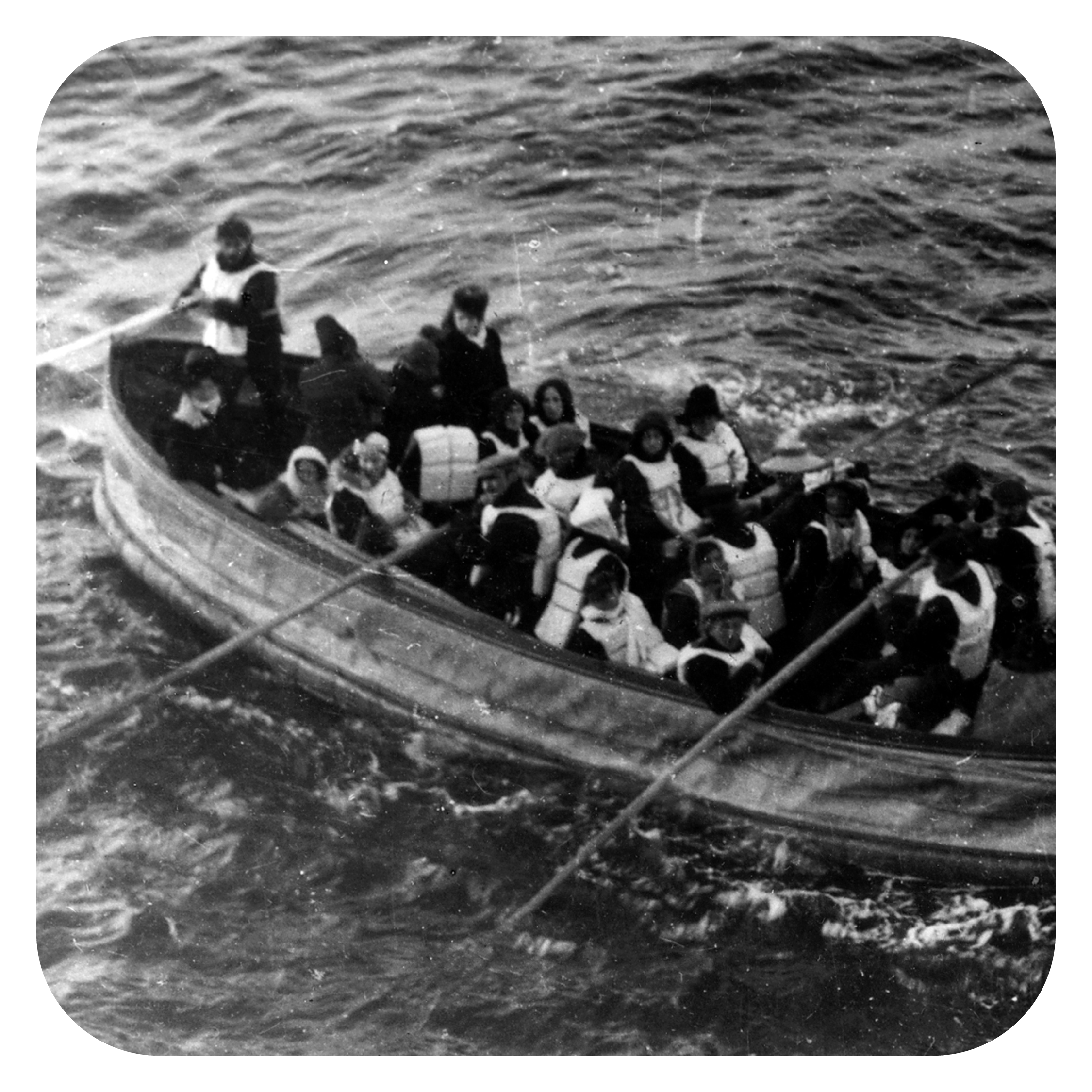 12:45 a.m. – First lifeboats are lowered 2:18 a.m. – Bow sinks 3:30 a.m. – Survivors are rescued by Carpathia.